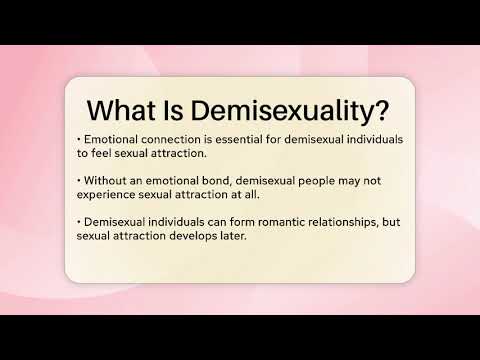 What Is Demisexuality Gender Equality Network