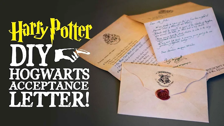 Create Your Own Hogwarts Acceptance Letter!