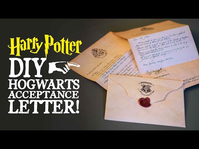 Hogwarts Acceptance Letter - Harry Potter DIY - YouTube hogwarts-acceptance-letter-harry-potter-diy-youtube