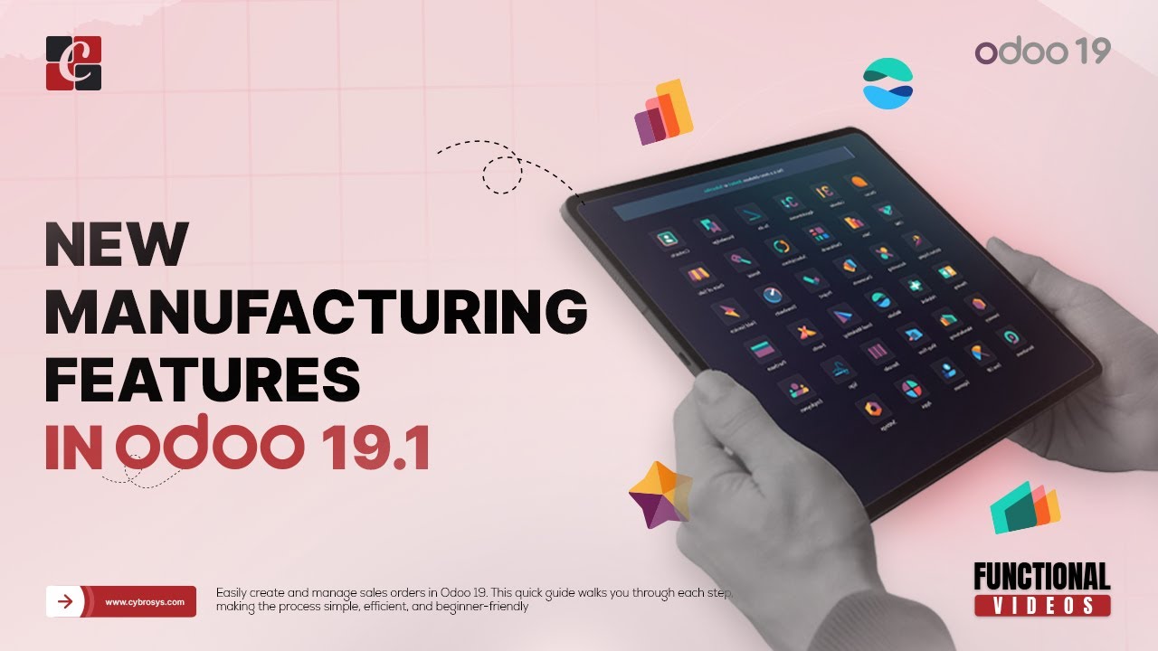 New Manufacturing Features in Odoo 19.1 | Odoo 19 Features & Tips | Odoo 19 Functional Tutorials