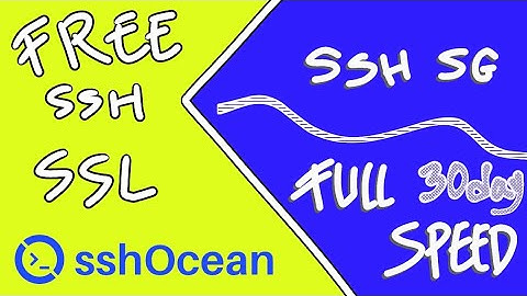 Free SSH SG Support SSL | Bonus Config Unlock Telkomsel #1