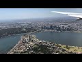 Landing at Perth Airport Boeing 777-200