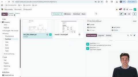 Odoo 19 Vendor Invoices | Link Uploaded Documents to Vendor Records Easily