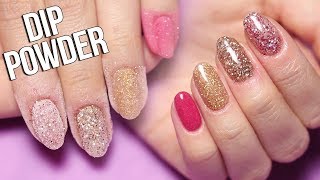 DIY DIP POWDER Nails at Home