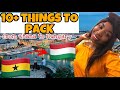 MOST IMPORTANT THINGS TO PACK when moving to STUDY ABROAD | GHANA to HUNGARY (Very Detailed)