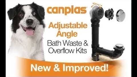 Canplas Adjustable Bath Waste and Overflow Kits