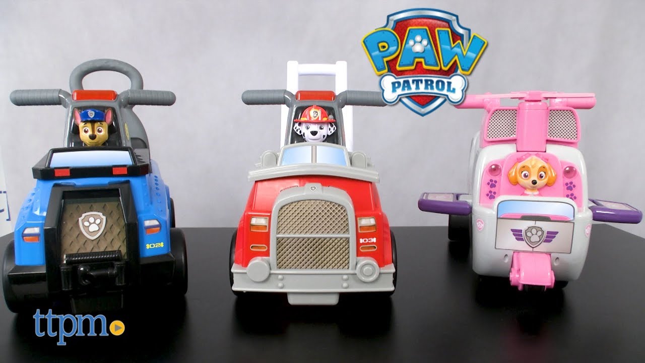 paw patrol sit on ride