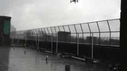 APOLLO flying in the rain  IDEA-FLY quadcopter