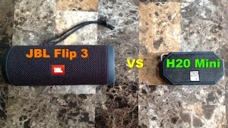 JBL Flip 3 vs Altec Lansing H20 Mini