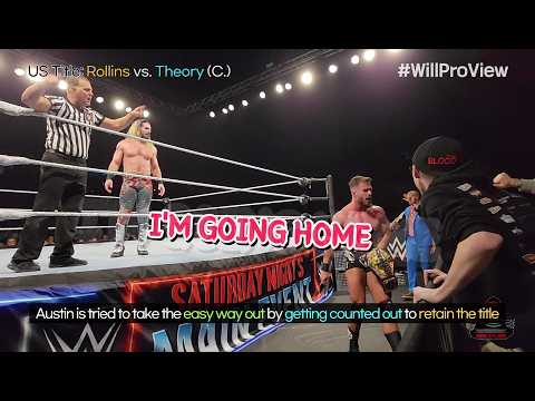 Seth Rollins Vs Austin Theory U S Championship WWE Moline 2022 WillProView WPW Ep 160 5