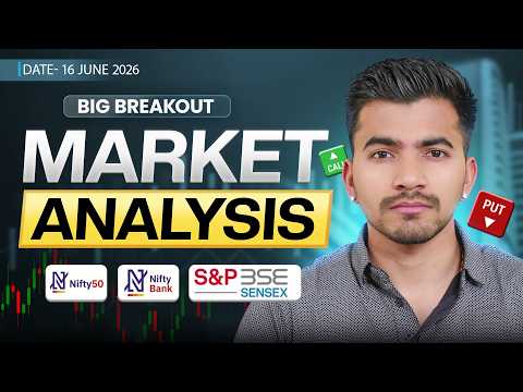 16 June Market Analysis | Nifty & Bank Nifty Prediction | Best Tuesday Trading Setup