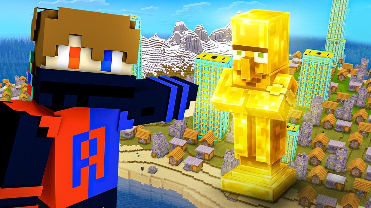 I Upgraded Poor Village to Rich VIllage in Minecraft