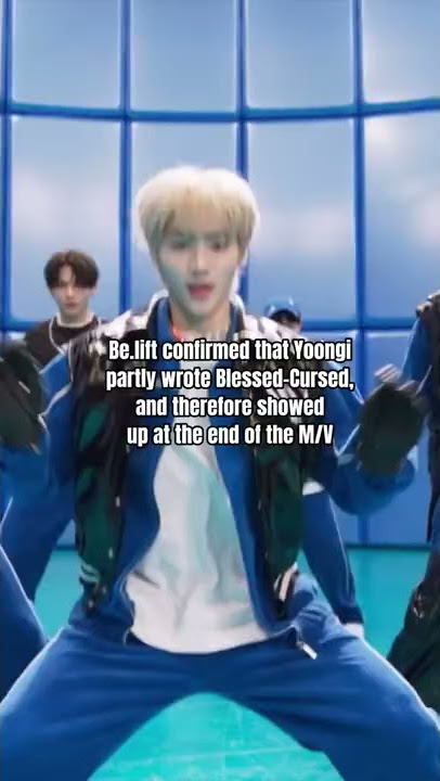 [enhypen] BE.LIFT CONFIRMED THAT MIN YOONGI PARTLY WROTE BLESSED-CURSED. !!!??!