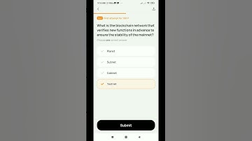 what is the blockchain network that verifies new functions in advance to ensure the stability of the
