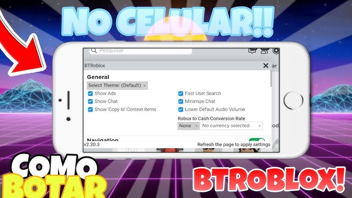 BTRoblox - Making Roblox Better – Instale esta extensão para o 🦊 Firefox  Android (pt-BR)