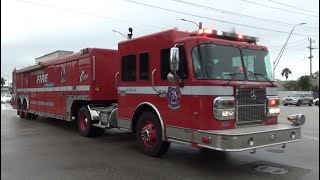 Broward Sheriffs Fire Rescue - Engine 23 and Fort Lauderdale Fire Rescue - Hazmat 88 Responding