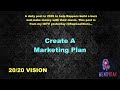 Create A Marketing Plan :: 20/20 Vision