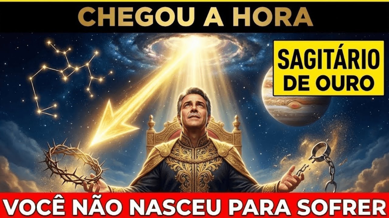 Você Não Nasceu Para Sofrer — Foi Preparado Para Herdar o Trono, Não Para a Dor | Sagitário de Ouro