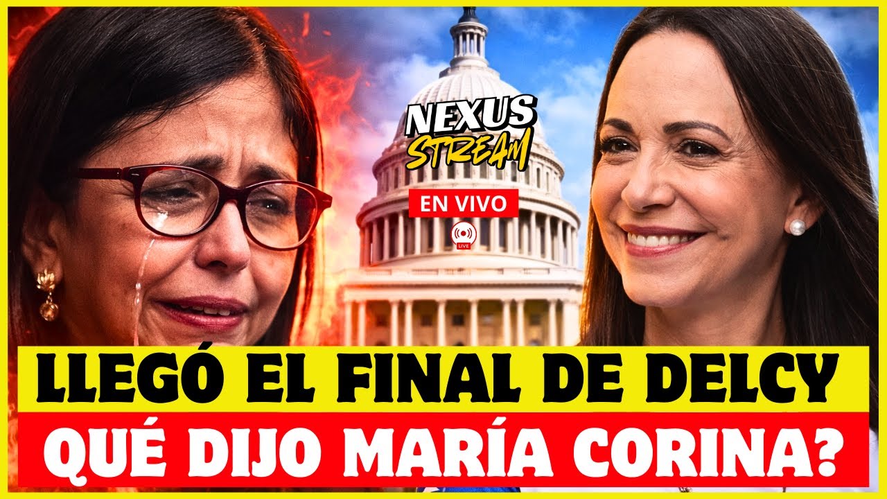 🚨🔥​​VENEZUELA: MARÍA CORINA MACHADO ELOGIÓ A TRUMP EN EEUU Y DESTRUYÓ A DELCY RODRÍGUEZ