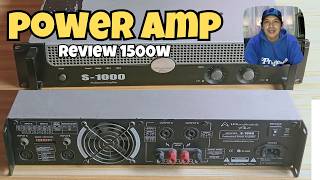 POWER AMPLIFIER I_REVIEW MUNA NATIN ITO | 1500 WATTS