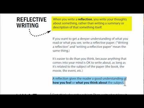 Video: Hoe Schrijf Je Een Introspectie Van Onderwijsactiviteiten?