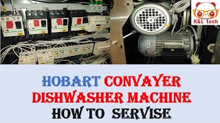 HOBART CCA/CNA CONVEYOR Type |DISHWASHER MACHINE | SERVICE