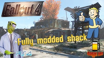 Fallout 4 Settlements - Small Modded & Fully Decorated Shack