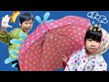 【寸劇】ゆなちゃんも傘が欲しい！上手に傘をさすためのお約束【ごっこ遊び】