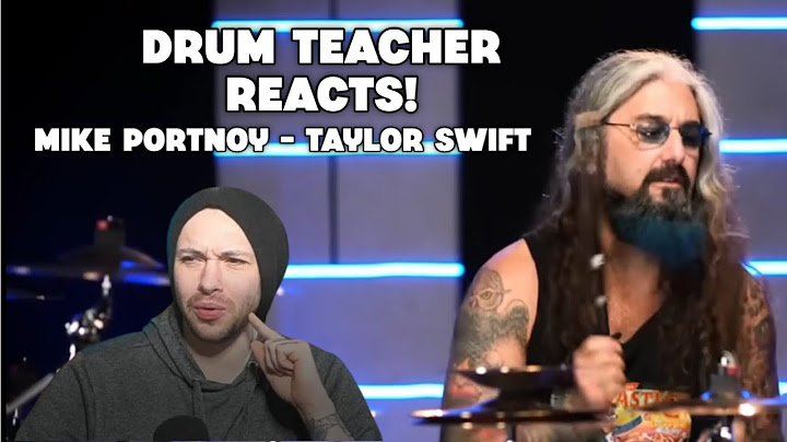 Drum Teacher Reacts!! | Mike Portnoy Playing Taylor Swift!!