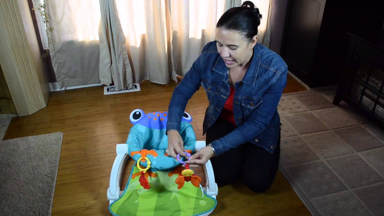 Review Fisher Price Sit Me Up Floor Seat Youtube