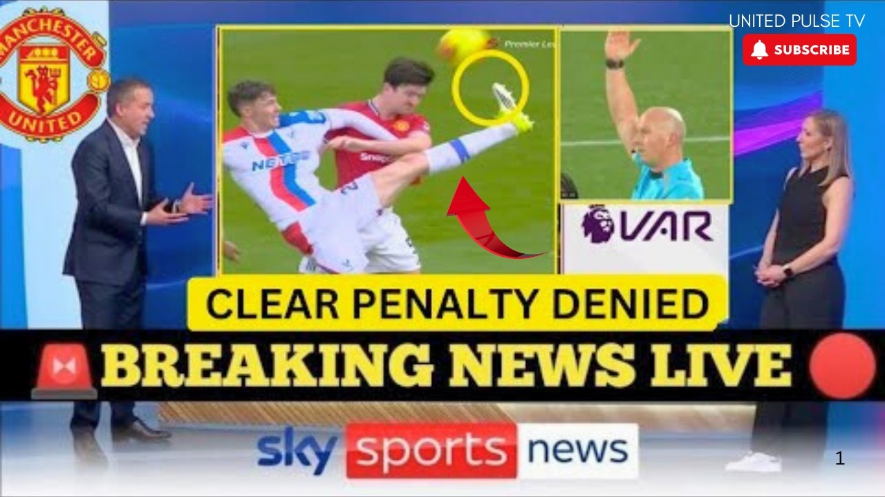 VAR SCANDAL SHOCK! CLEAR PENALTY DENIED AS MANCHESTER UNITED BEAT CRYSTAL PALACE 2–1! #mufc