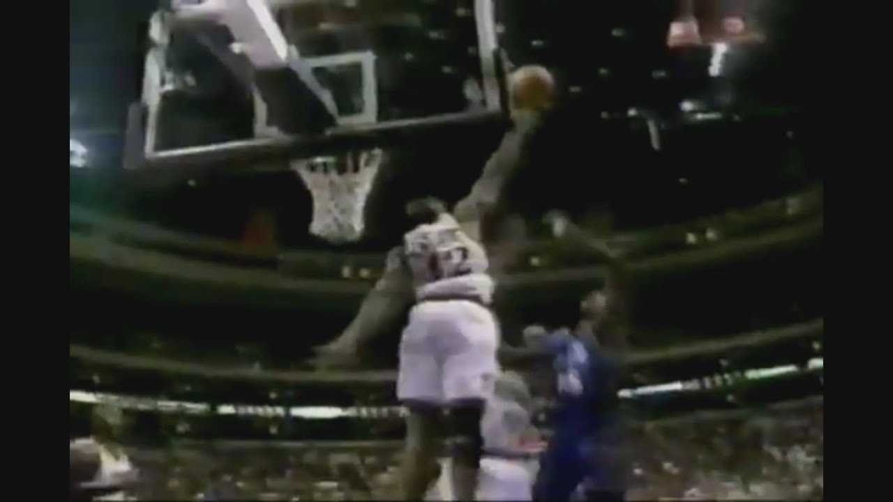 Theo Ratliff 17 Points 3 Blk Vs. Magic, 1999. - YouTube