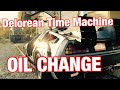 OIL CHANGE on a Delorean Time Machine Replica at Bob's Prop Shop