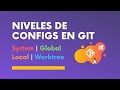 🔧 NIVELES de CONFIGURACIÓN en GIT, System, Global, Local &amp; Worktree 🤯