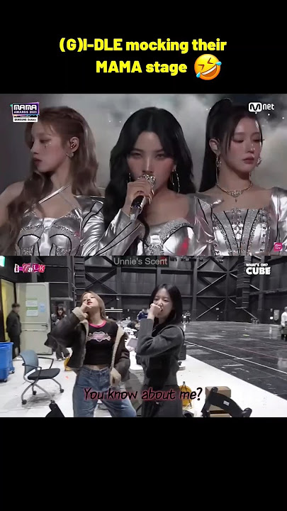 (G)I-DLE mocking their own MAMA stage 🤣 #gidle #mama2023 #Queencard