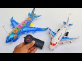 Airplane a380 and rc airplane unboxing  aeroplane  airplane  caar toy