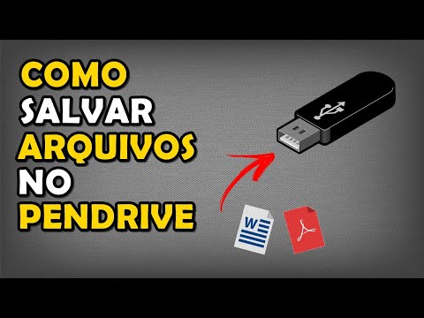 Como Salvar Arquivos no Pen Drive