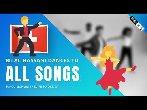 Bilal Hassani dancing to all Eurovision 2019 songs