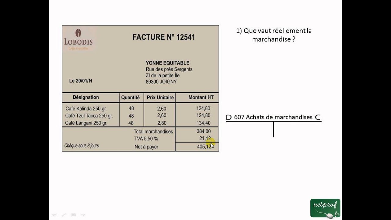 PDF Télécharger comment lire une facture en comptabilité Gratuit PDF