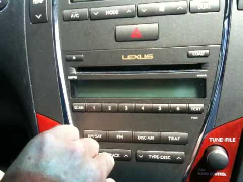 Lexus Radio Problem Part 1 Of 2 You Lexus Radio Problem Part 1 Of 2