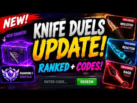 KNIFE DUELS JUST GOT A HUGE UPDATE… (Ranked + New Codes)