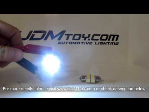 6-SMD 1.25" LED Dome Lights for 2011 Acura TSX