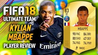 Fifa 18 kylian mbappe (83) player review! fifa 18 ultimate team!