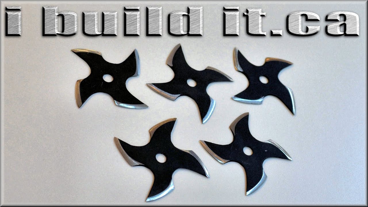 Real Ninja Shooting Stars Shuriken (Two Ninja Stars, Wooden Box