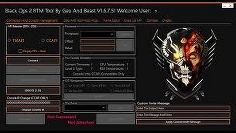 how to install a RTM Tool and use for black ops 2 *JailBreak* 2017