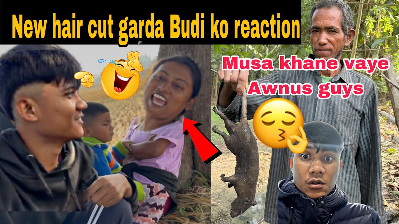 Awnus sabai Jana milera musa ko masu kham ||Bijay le new hair cut garda mero lato rishhh 😡