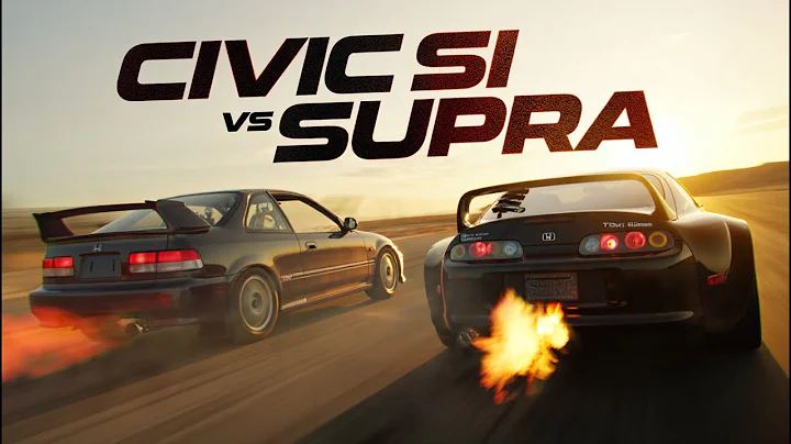 🏁 Honda Civic vs Toyota Supra — The Ultimate JDM Showdown