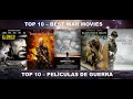 Top  10  Best War Movies - Peliculas de Guerra Moderna