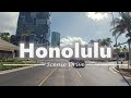 Driving in downtown honolulu hawaii  4k60fps