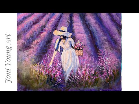 How To Paint: Lady In Lavender 💐🎨